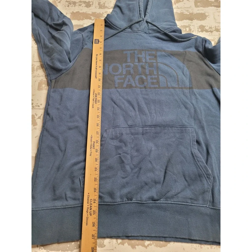 The North‎ Face Men's Dark Blue Hoodie Sweater Size Large Hiking Outdoors